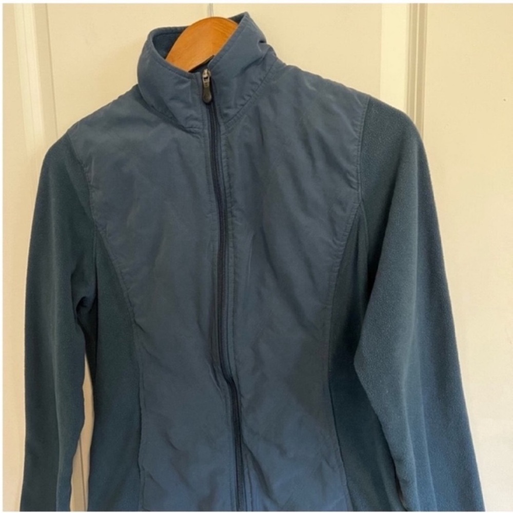 Columbia Women's Jacket Fleece Dark Blue Full Zip Size Small - Picture 4 of 7